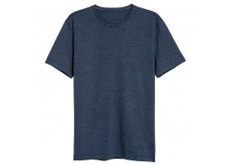 Tričko v-neck modré