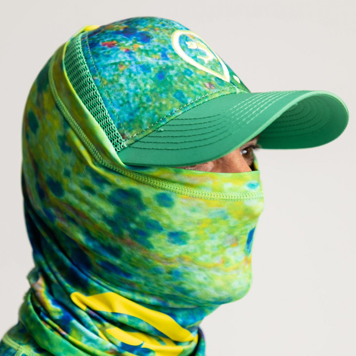 Cool Multicolor Unisex Bandana Face Scarf For Fishing & Hiking – One Size Stretchy Polyester Gaiter