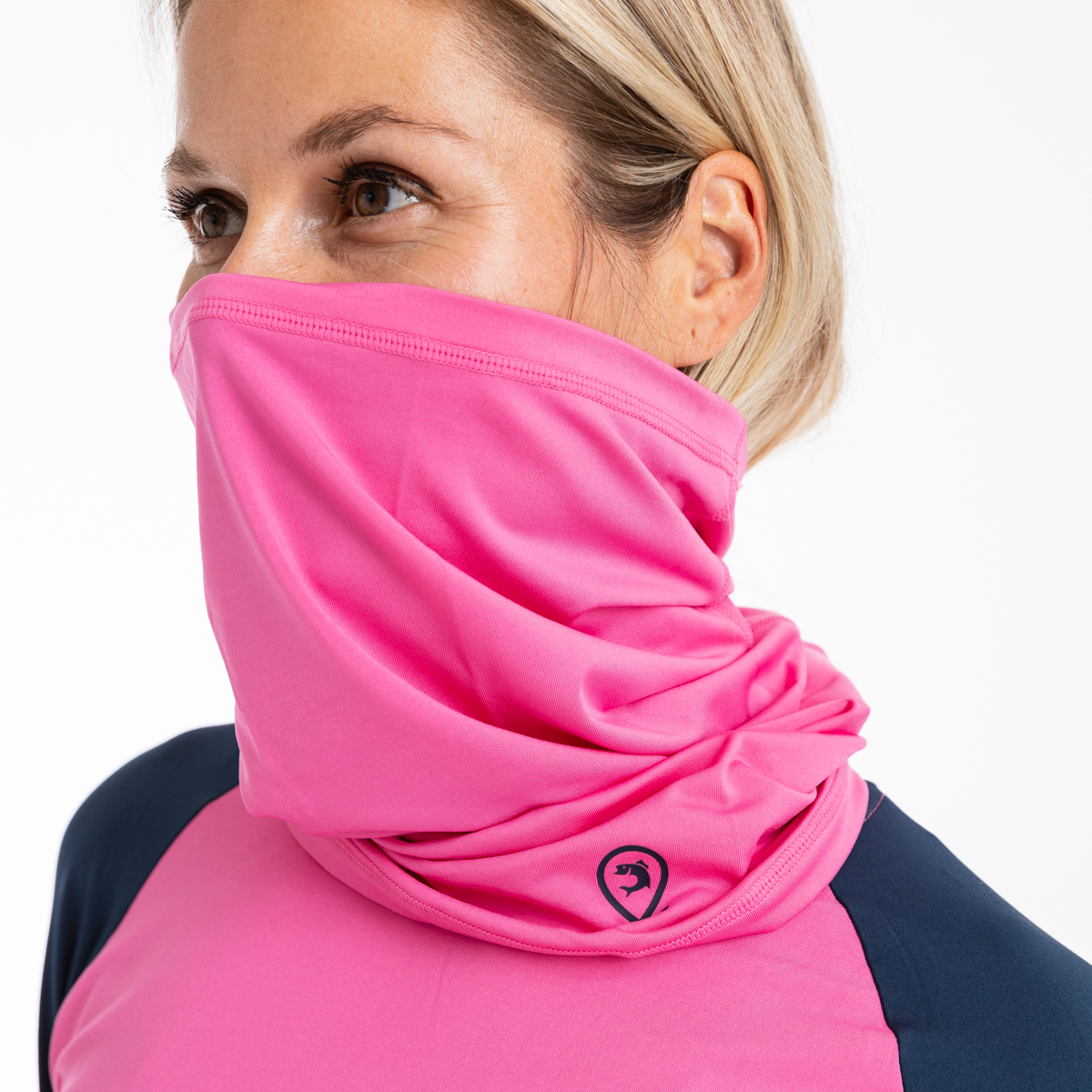 Functional UV neck gaiter Pink Adventer & fishing