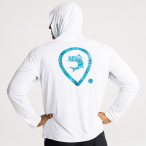 Funkční hoodie UV tričko White & Bluefin