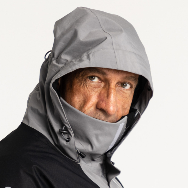 Membrane jacket, Steel & Black - Adventer & fishing | Adventer & fishing