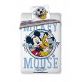 FARO Povlečení do postýlky Mickey a Pluto Bavlna, 100/135, 40/60 cm