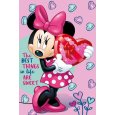 Fleece deka Minnie pink 100/150
