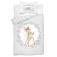 DETEXPOL Povlečení do postýlky Bambi šedá Bavlna, 100/135, 40/60 cm