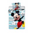 FARO Povlečení do postýlky Mickey Happy Bavlna, 100/135, 40/60 cm