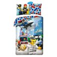 HALANTEX Povlečení Lego Policie Bavlna, 140/200, 70/90 cm