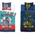 DETEXPOL Povlečení Motokros svítící Bavlna, 140/200, 70/80 cm