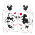 JERRY FABRICS Povlečení Mickey a Minnie All We Need Bavlna, 140/200, 70/90 cm