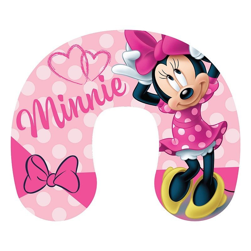 Cestovní polštářek Minnie pink