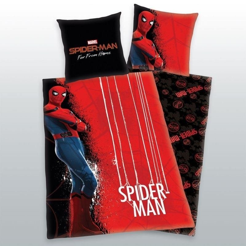 HERDING Povlečení Spiderman červený Bavlna, 140/200, 70/90 cm