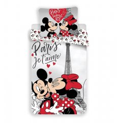 Povlečení Mickey a Minnie Paříž Eiffelova věž 140/200, 70/90