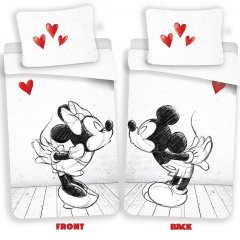 JERRY FABRICS Povlečení Mickey a Minnie láska 02 Bavlna, 140/200, 70/90 cm