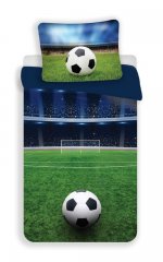 UNIVERSAL DESIGN 3D Povlečení Fotbal dream micro Polyester - mikrovlákno, 140/200, 70/90 cm