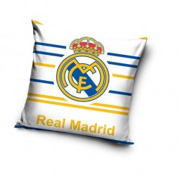 Povlak na polštářek Real Madrid proužky 40/40