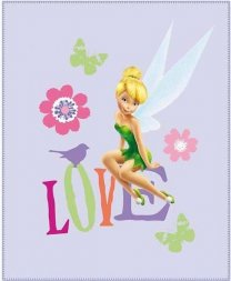 Fleece deka Fairies Love 110/140