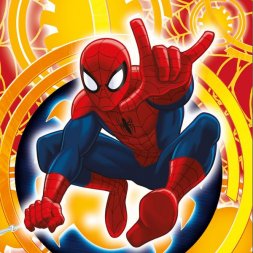 Povlak na polštářek Spiderman yellow micro 40/40