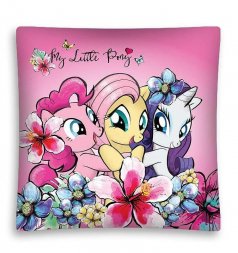 DETEXPOL Povlak na polštářek My Little Pony Friendship micro Polyester, 40/40 cm
