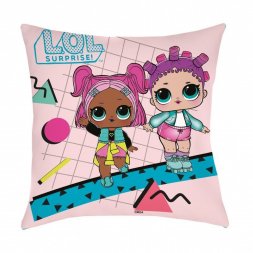 HALANTEX Polštářek LOL pink Polyester, 40/40 cm