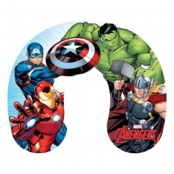 JERRY FABRICS Cestovní polštářek Avengers Polyester, 1x28x33 cm