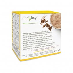 Krémový koktejl se sníženým obsahem sacharidů - příchuť čokolády bodykey™ 343 g