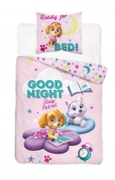 DETEXPOL Povlečení Paw Patrol Good Night Bavlna, 140/200, 70/80 cm