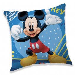 JERRY FABRICS Polštářek Mickey Hey Polyester, 40/40 cm