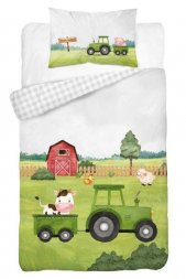 DETEXPOL Povlečení do postýlky Farma Bavlna, 100/135, 40/60 cm
