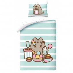HALANTEX Povlečení Pusheen sladkosti Bavlna, 140/200, 70/90 cm