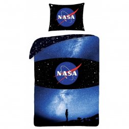 HALANTEX Povlečení NASA obloha Bavlna, 140/200, 70/90 cm