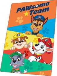 EUROSWAN Fleece deka Paw Patrol Team Polyester, 100/150 cm