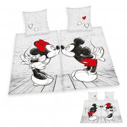 Sada povlečení na dvě postele Mickey a Minnie 140/200