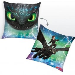HERDING Polštářek Jak vycvičit draka Polyester, 40/40 cm