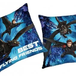 HERDING Polštářek Jak vycvičit draka best Polyester, 40/40 cm