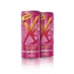 Power Drink Pink Grapefruit Blast - grapefruitová příchuť XS™ 12 x 250 ml - 2 balení