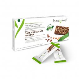 bodykey by NUTRILITE™ TYČINKA – NÁHRADA JÍDLA PRO KONTROLU HMOTNOSTI S PŘÍCHUTÍ HOŘKÉ ČOKOLÁDY - 14 x 58 g