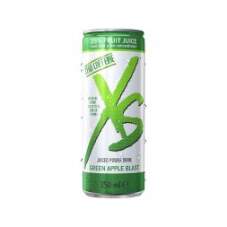 XS™ Juiced Power Drink Green Apple Blast – příchuť zeleného jablka 12 x 250 ml