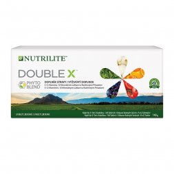 Krabička s NUTRILITE™ DOUBLE X™ Multivitaminovým, multiminerálním doplňkem stravy s fytonutrienty 186 tablet