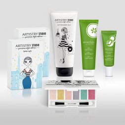 ARTISTRY Studio Paris Sada Watercolors se sadou selfie světel