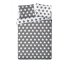 FARO Francouzské povlečení Hvězdy šedé Bavlna, 220/200, 2x70/80 cm
