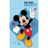 DETEXPOL Dětský ručník Mickey hvězdičky Bavlna - Froté, 50/30 cm