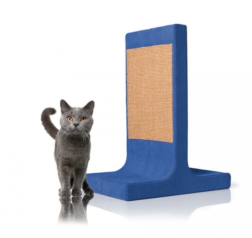 Pelíšek a škrabadlo Alphabet - písmeno: moderní designový nábytek pro kočku
