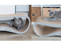 Designová kočičí škrabadla z kartonu