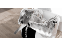 Moderní designový kočičí pelech a deka