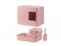 Uzavřený kočičí záchod - růžový