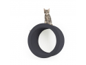 Pelíšek a škrabadlo Emmental - kruh: moderní designový nábytek pro kočku