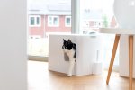 Dome toaleta pro kočky bílá