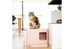 Dome Plus - toaleta pro větší kočky růžová
