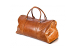 Cestovní kožená taška Kastrup 2 světle hnědá