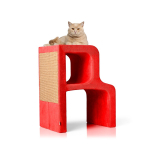 Pelíšek a škrabadlo Alphabet: moderní designový nábytek pro kočku