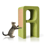 Pelíšek a škrabadlo Alphabet - písmeno: moderní designový nábytek pro kočku